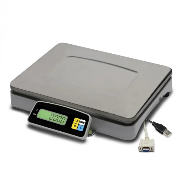 Фасовочные весы MERTECH M-ER 222 F-15.2 "Connect" LCD USB и RS-232 (330x255). Ультратонкие, встраив.